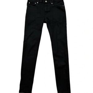 A.P.C. Denim Jeans Mens 30 (Fits 32) Petit New Standard Skinny Button Fly Black
